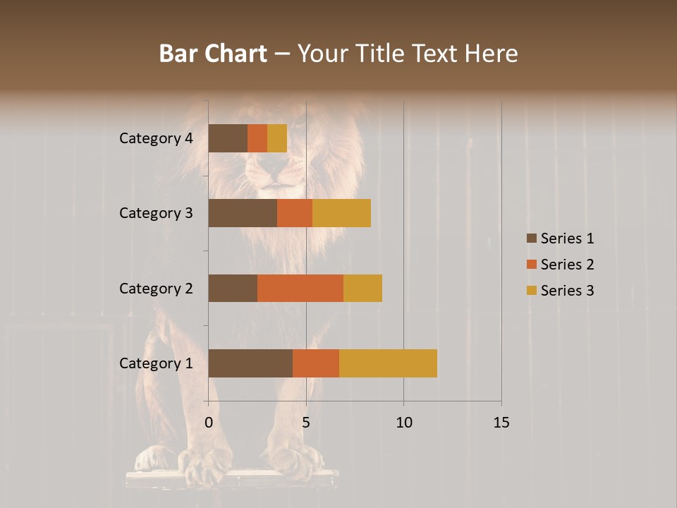 Lion Big Dangerous PowerPoint Template