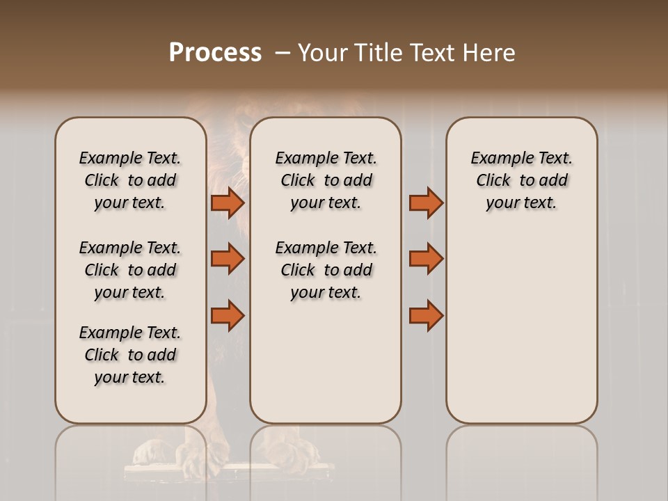 Lion Big Dangerous PowerPoint Template