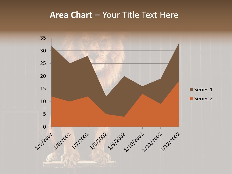Lion Big Dangerous PowerPoint Template