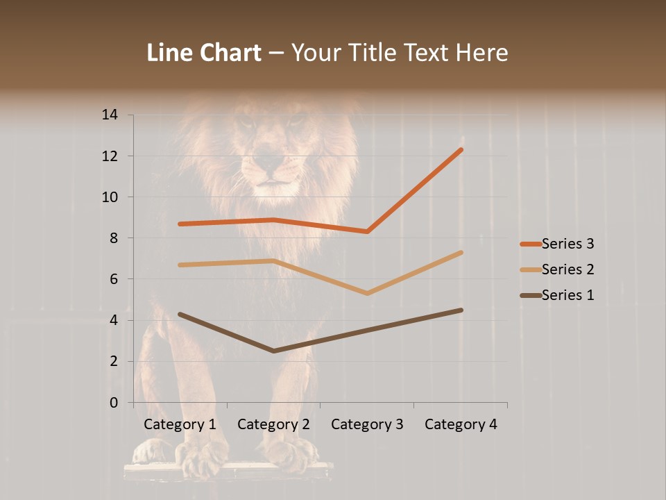 Lion Big Dangerous PowerPoint Template