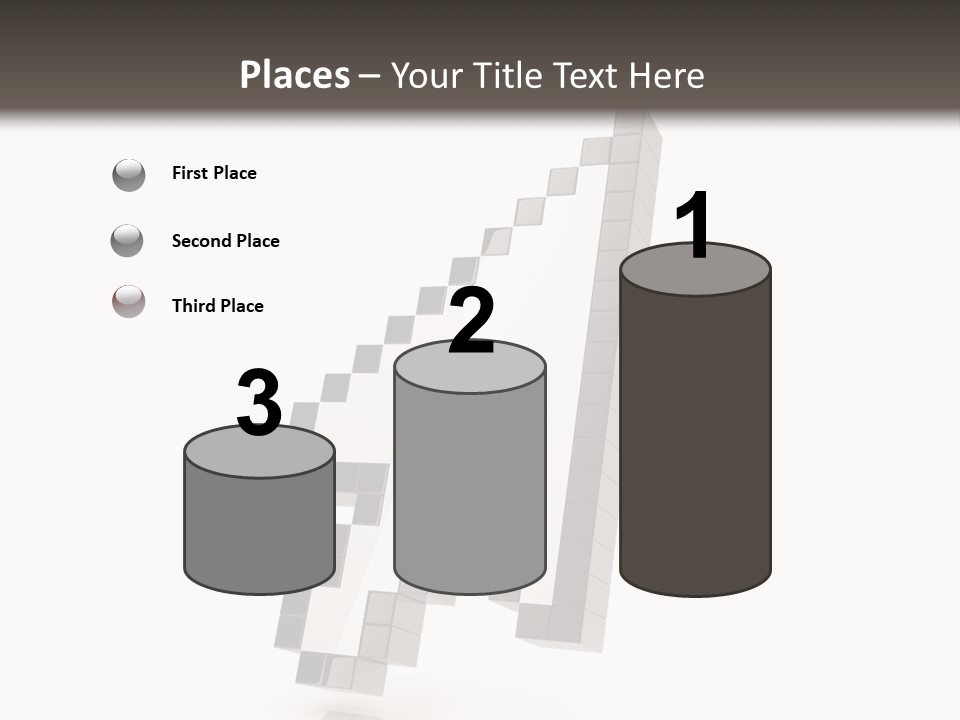 Icon Fly Background PowerPoint Template