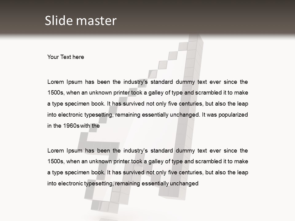 Icon Fly Background PowerPoint Template