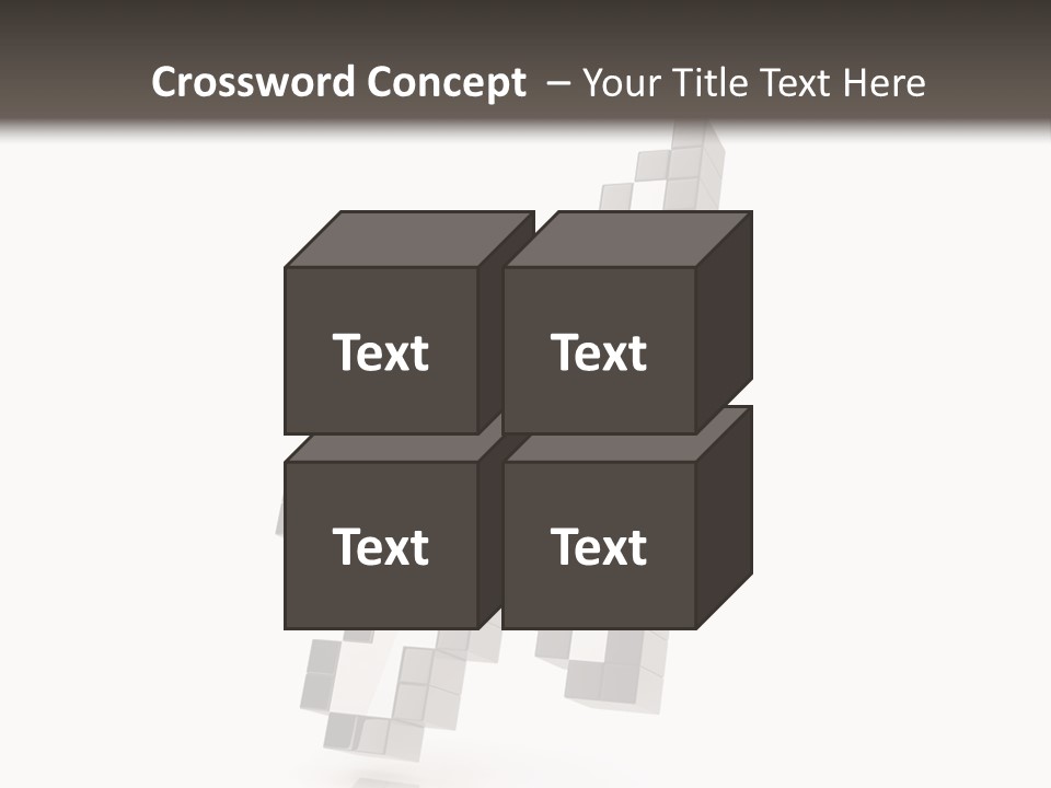 Icon Fly Background PowerPoint Template