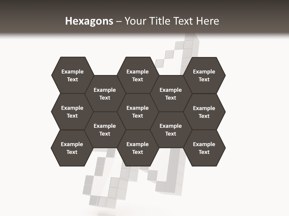 Icon Fly Background PowerPoint Template