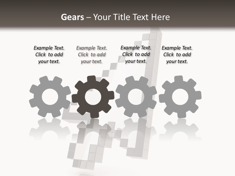 Icon Fly Background PowerPoint Template