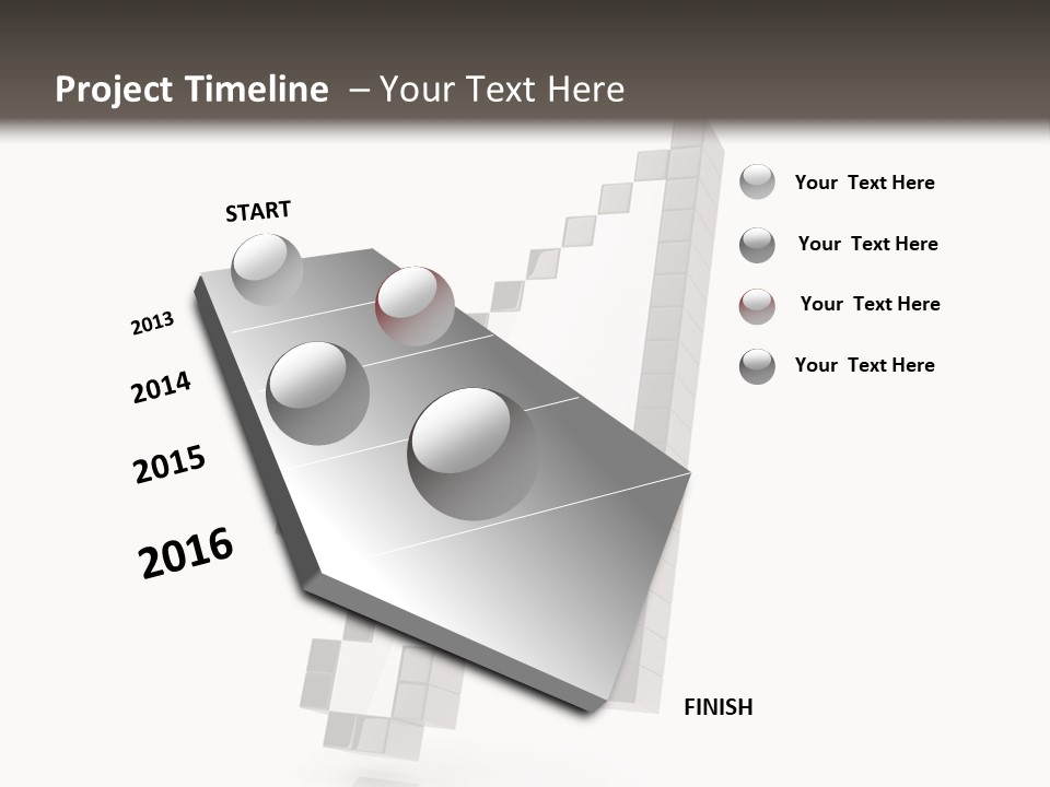 Icon Fly Background PowerPoint Template