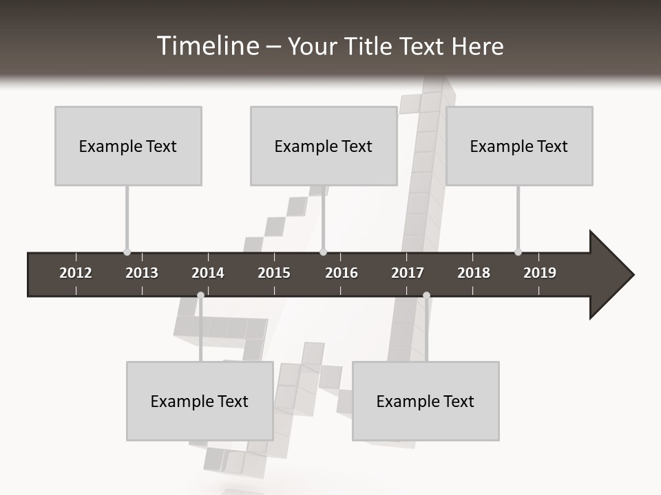 Icon Fly Background PowerPoint Template