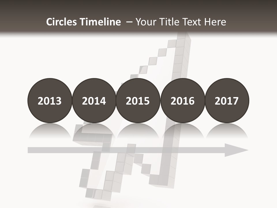 Icon Fly Background PowerPoint Template