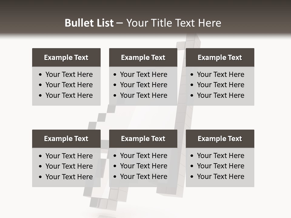 Icon Fly Background PowerPoint Template