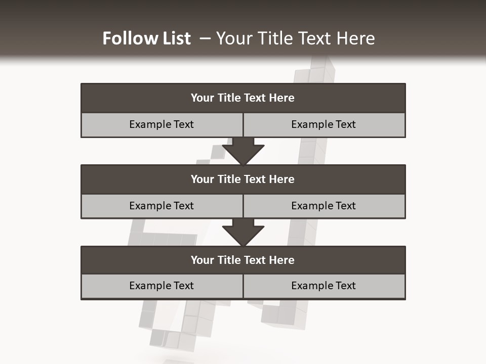 Icon Fly Background PowerPoint Template