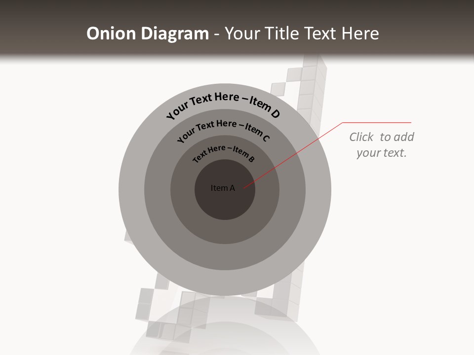 Icon Fly Background PowerPoint Template