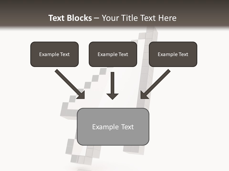 Icon Fly Background PowerPoint Template