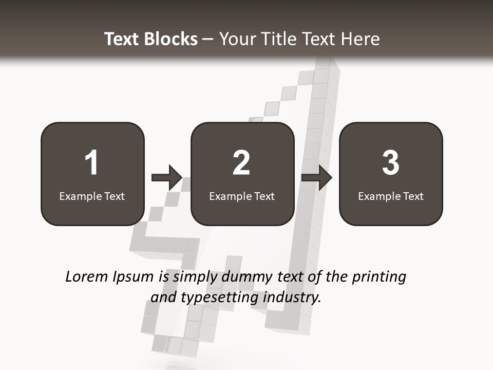 Icon Fly Background PowerPoint Template