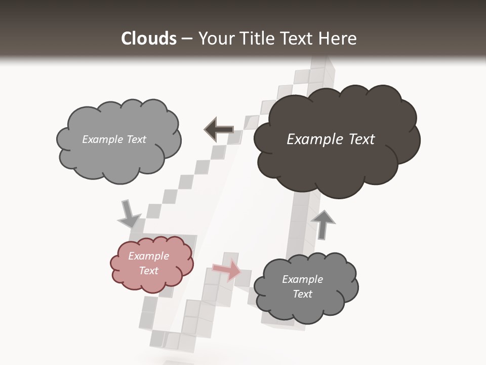 Icon Fly Background PowerPoint Template