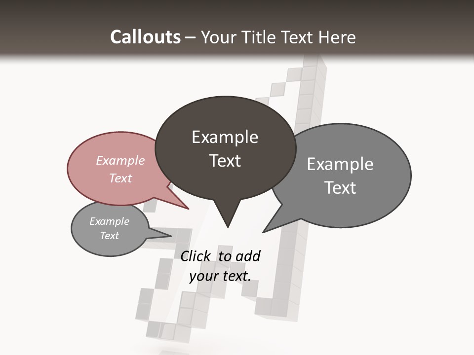 Icon Fly Background PowerPoint Template