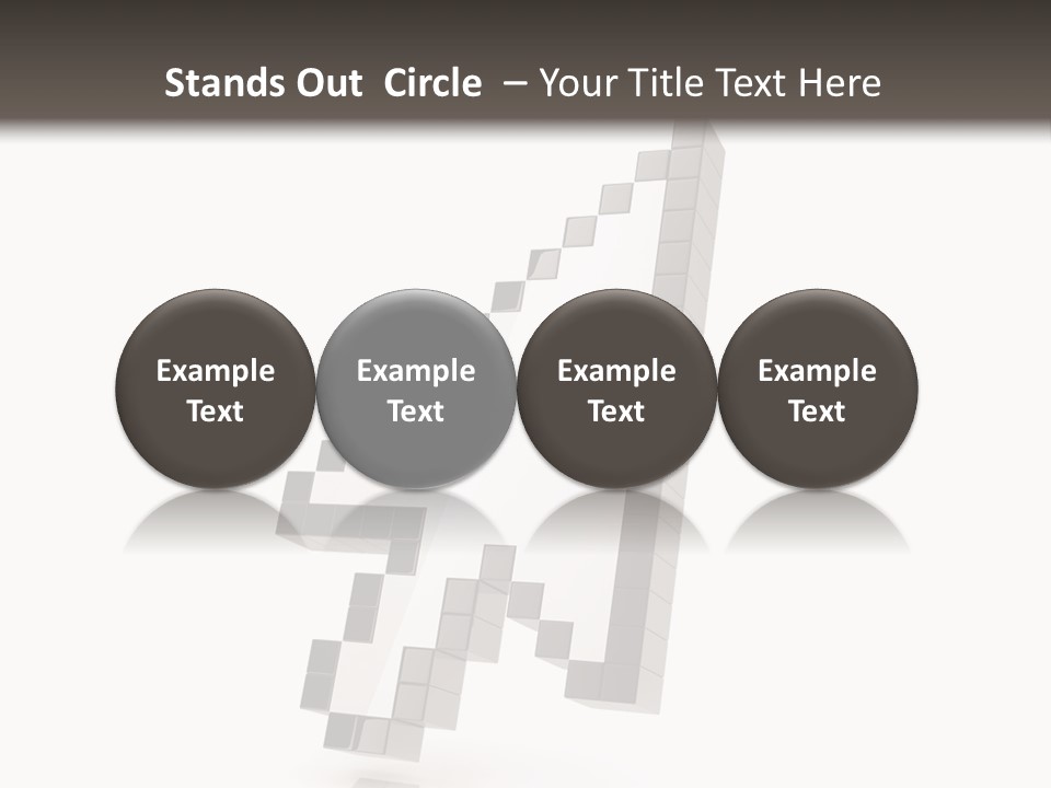 Icon Fly Background PowerPoint Template