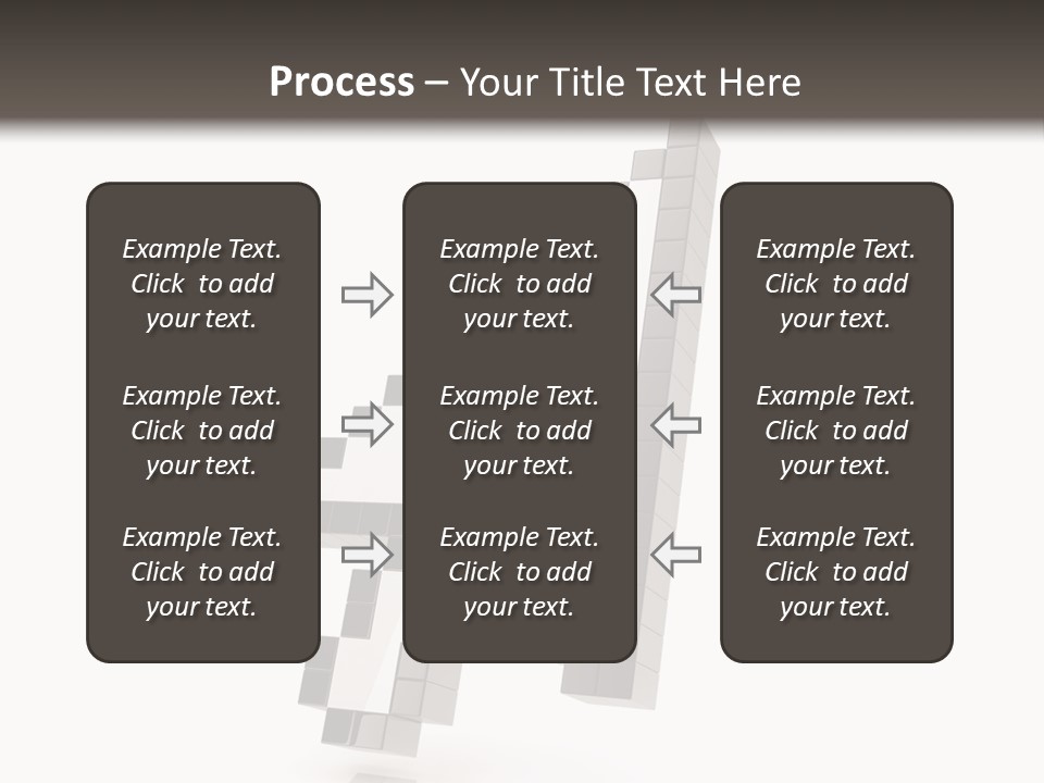 Icon Fly Background PowerPoint Template