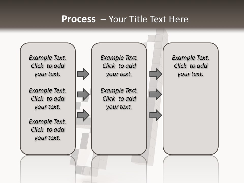 Icon Fly Background PowerPoint Template