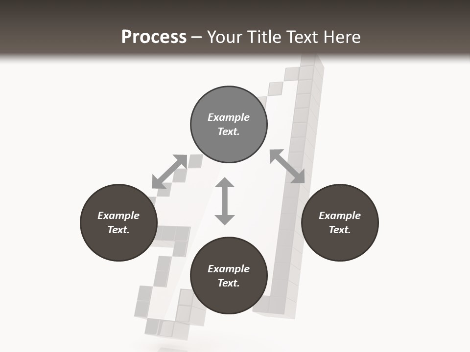 Icon Fly Background PowerPoint Template