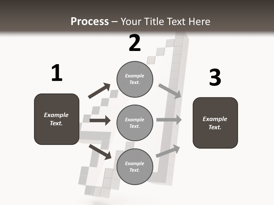 Icon Fly Background PowerPoint Template