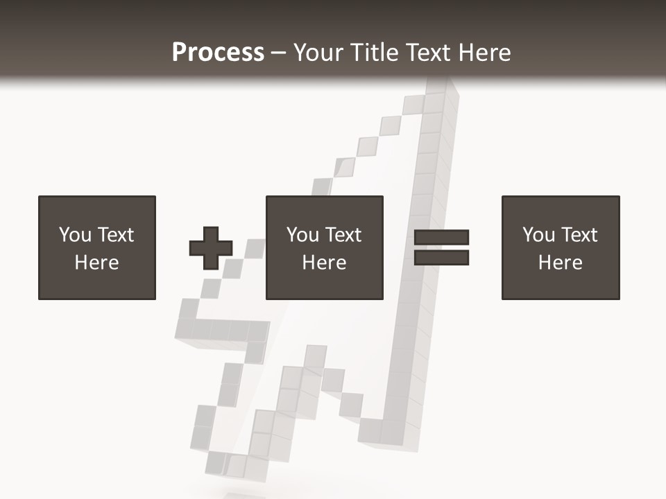 Icon Fly Background PowerPoint Template
