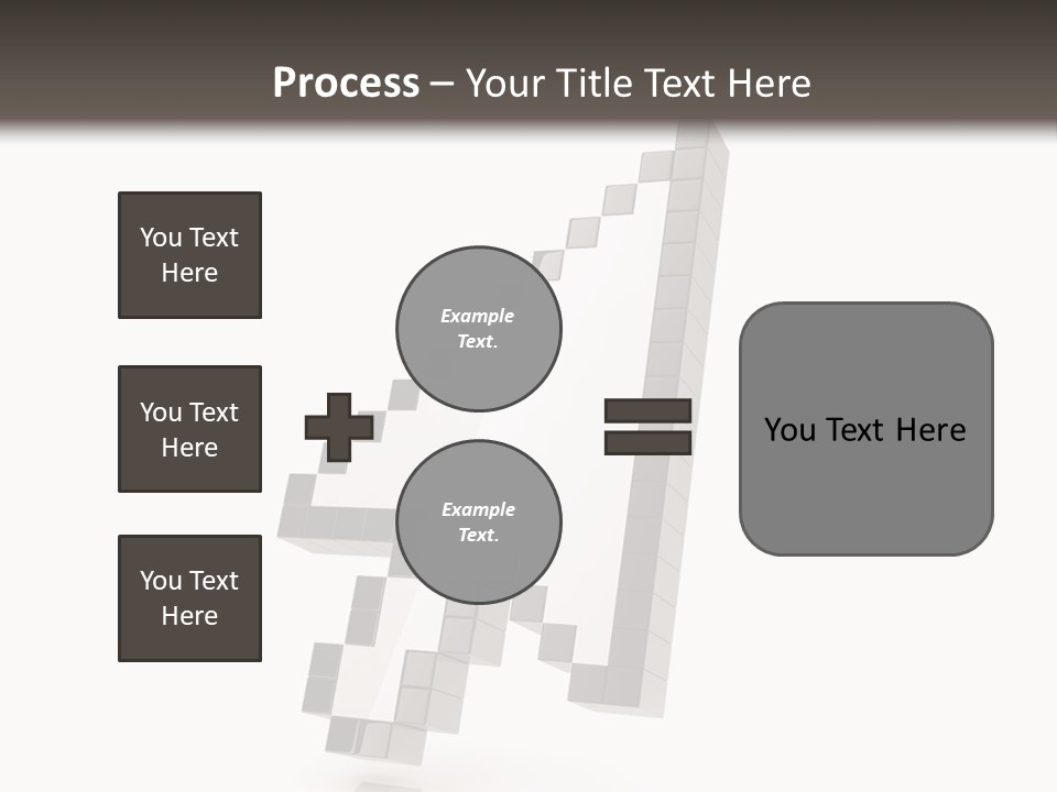 Icon Fly Background PowerPoint Template