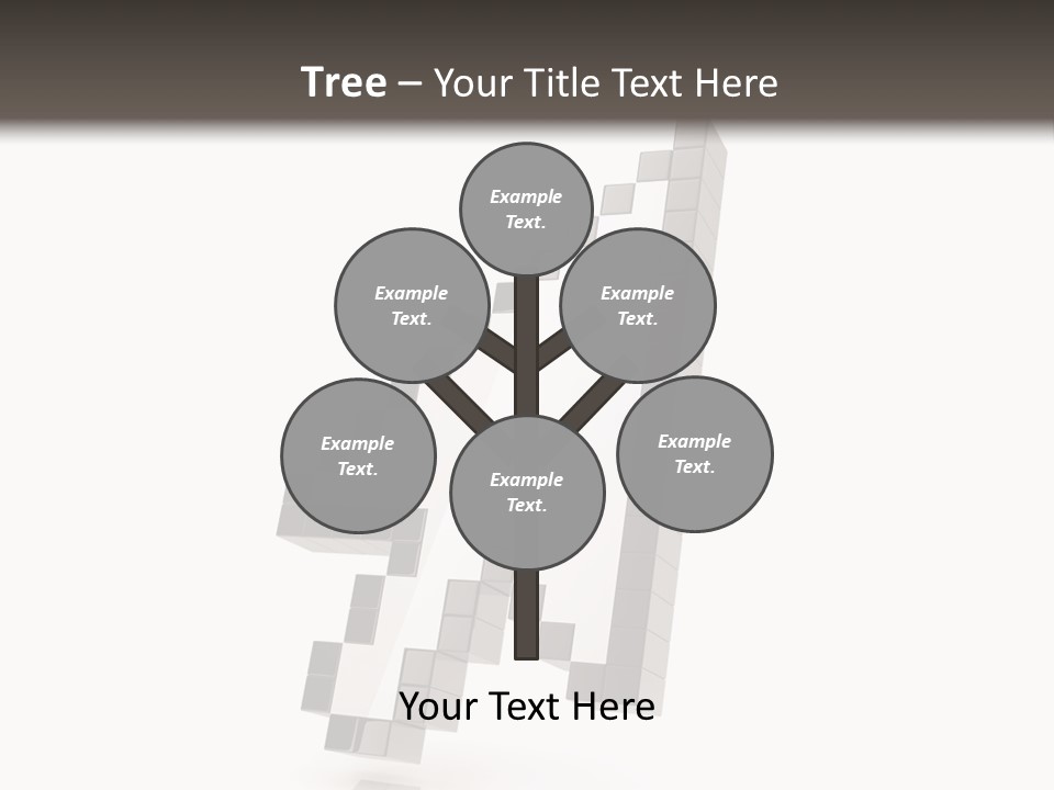 Icon Fly Background PowerPoint Template