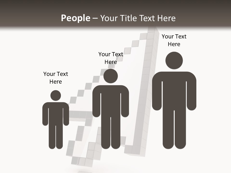 Icon Fly Background PowerPoint Template