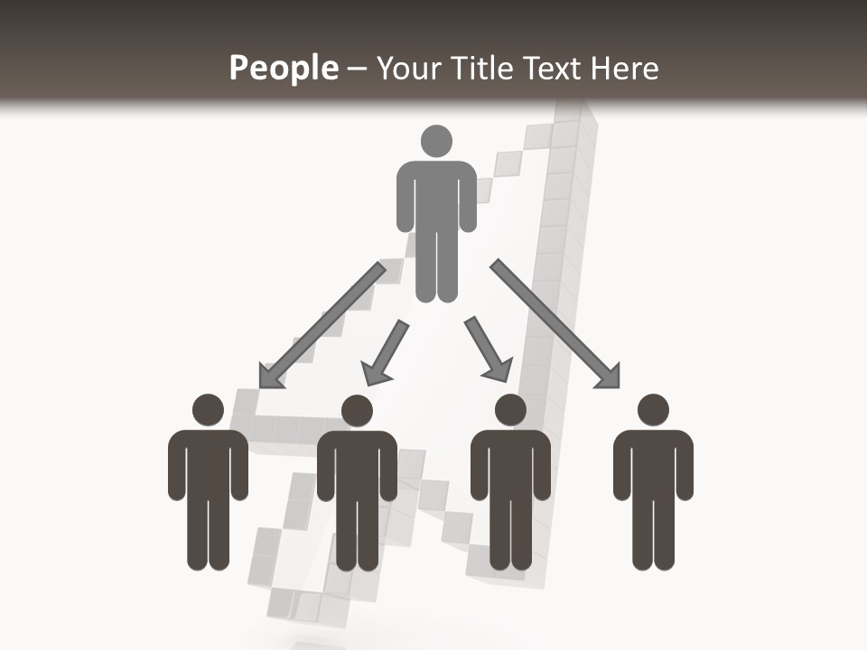 Icon Fly Background PowerPoint Template