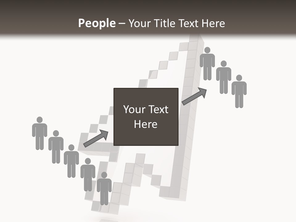 Icon Fly Background PowerPoint Template