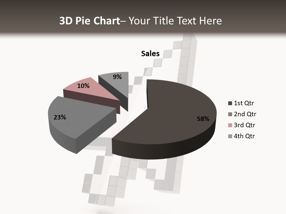 Icon Fly Background PowerPoint Template