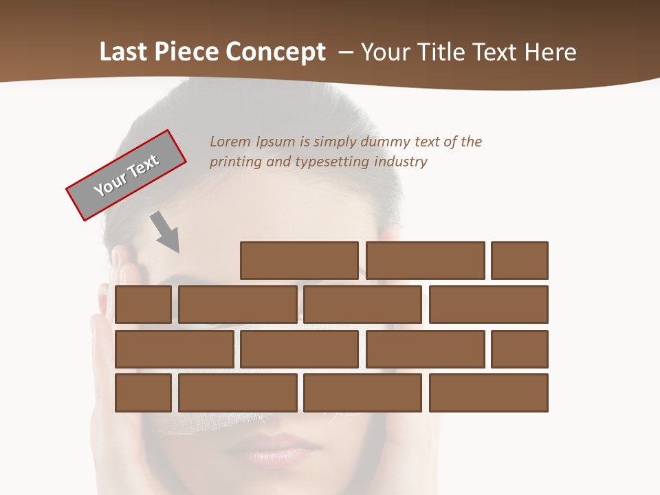 Adult Plastic Bandage PowerPoint Template