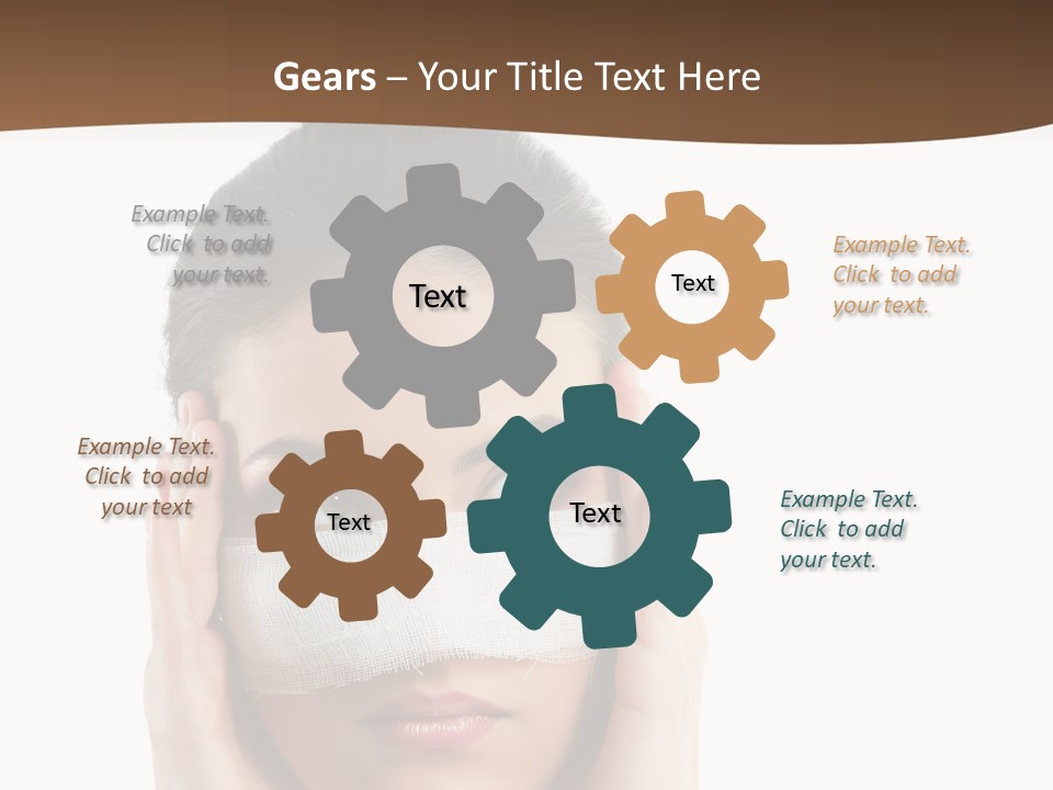 Adult Plastic Bandage PowerPoint Template