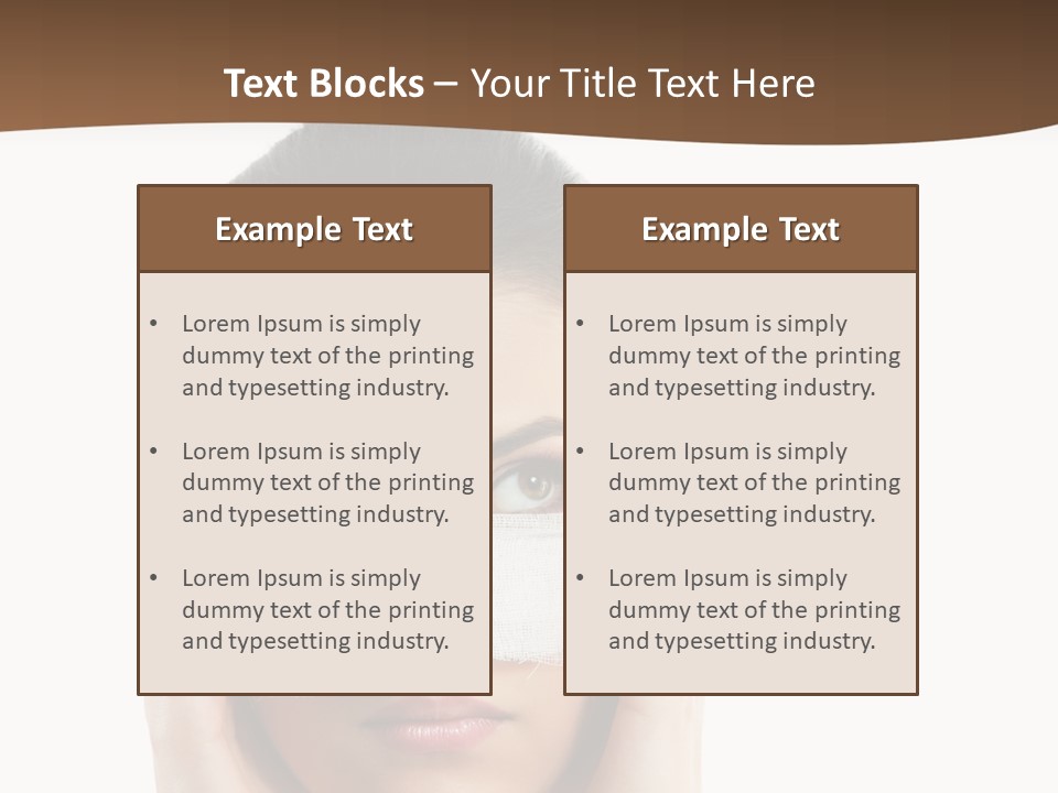 Adult Plastic Bandage PowerPoint Template