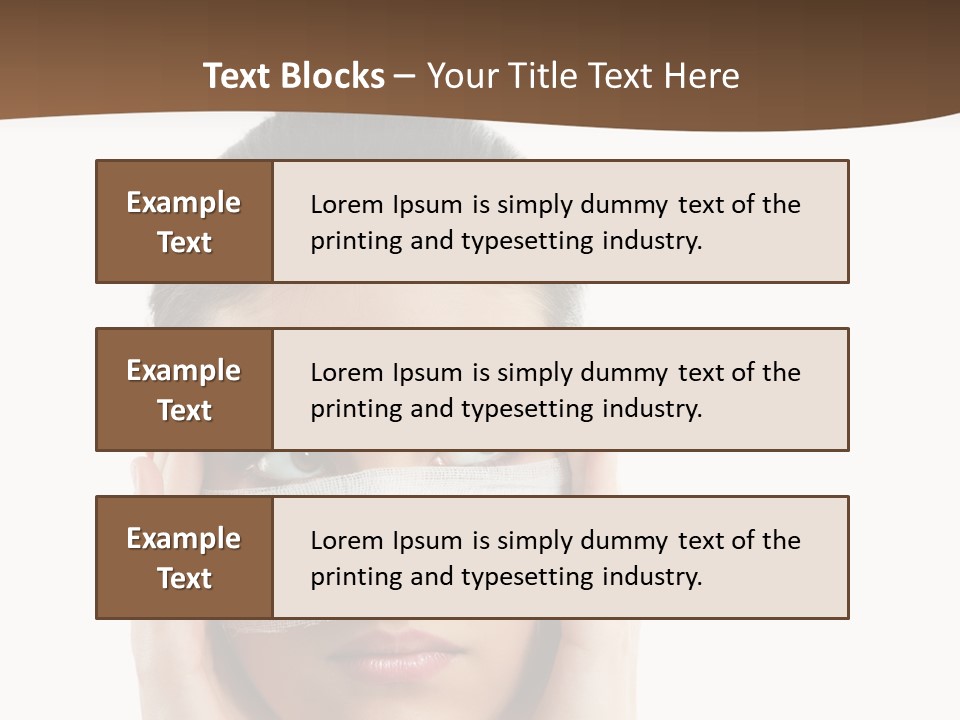 Adult Plastic Bandage PowerPoint Template