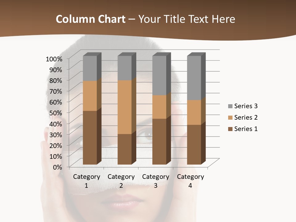 Adult Plastic Bandage PowerPoint Template