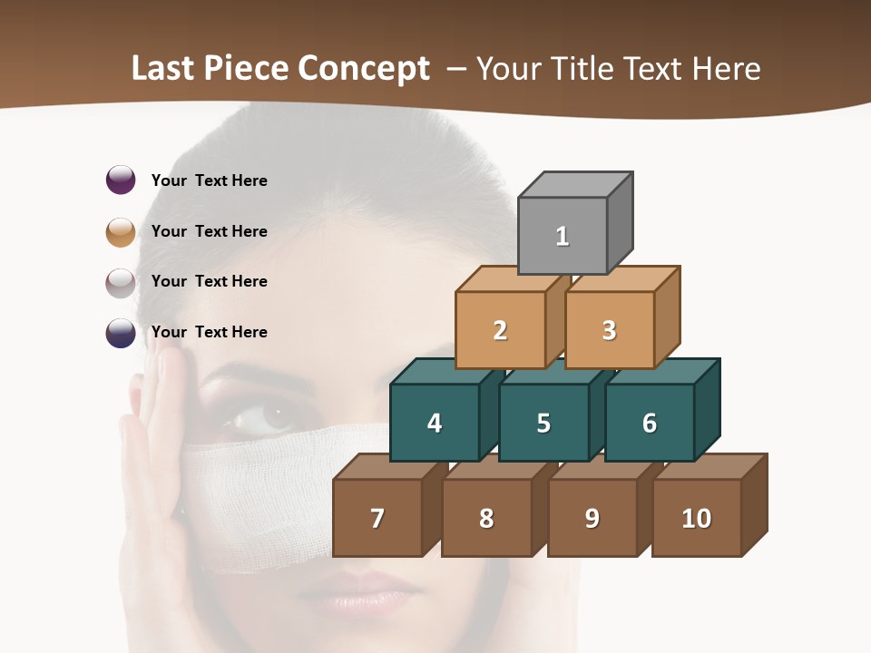 Adult Plastic Bandage PowerPoint Template
