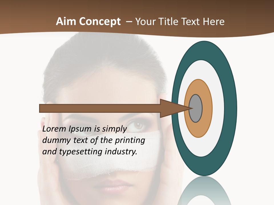 Adult Plastic Bandage PowerPoint Template