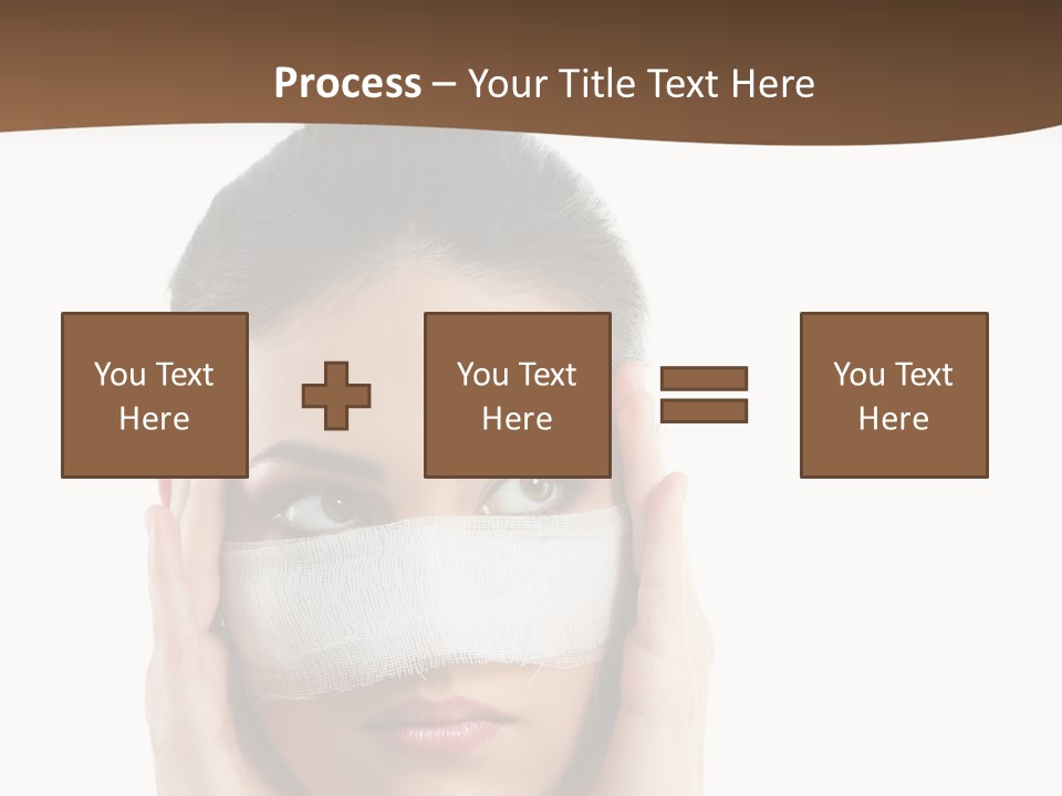 Adult Plastic Bandage PowerPoint Template