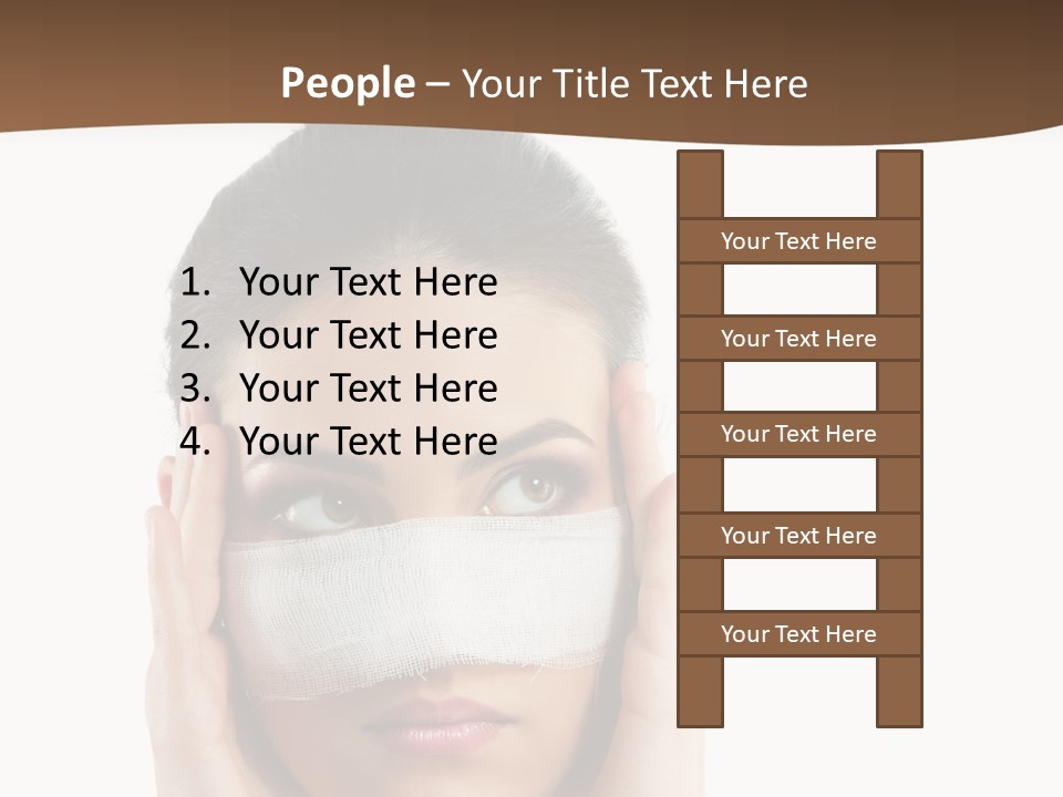 Adult Plastic Bandage PowerPoint Template