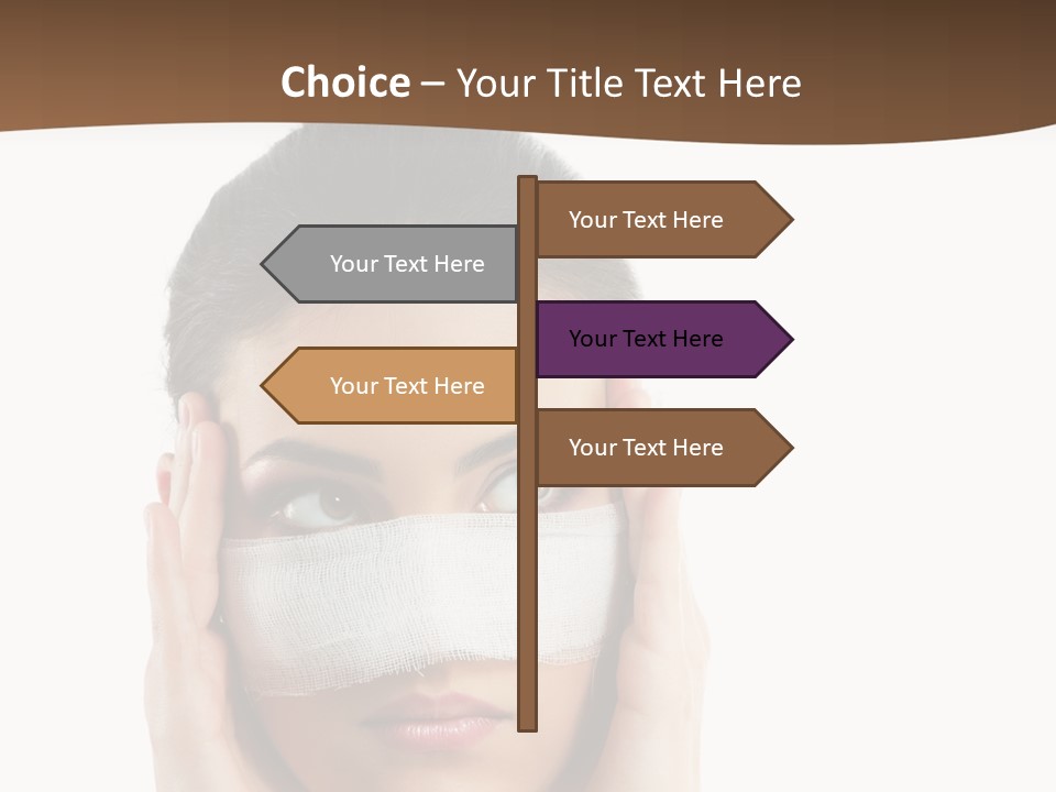 Adult Plastic Bandage PowerPoint Template