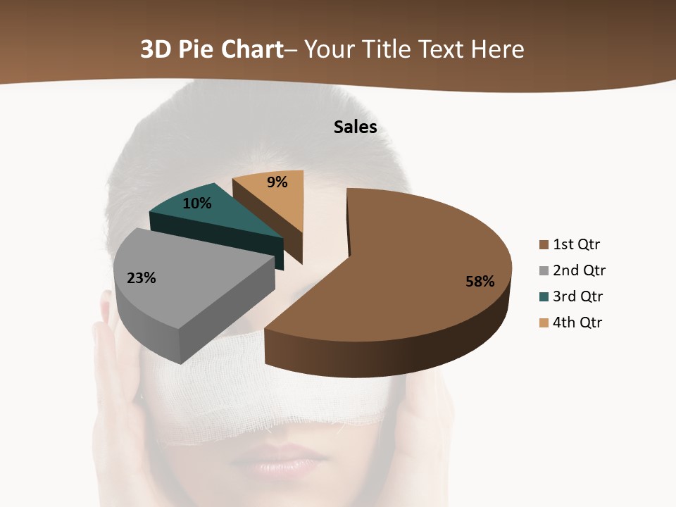 Adult Plastic Bandage PowerPoint Template
