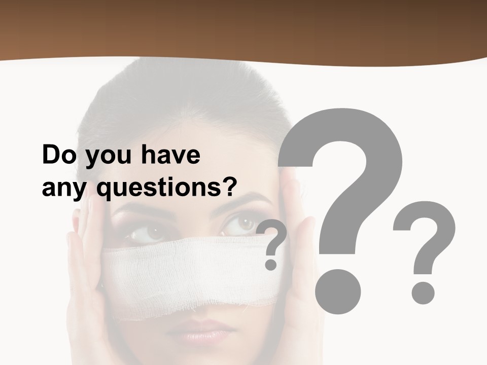 Adult Plastic Bandage PowerPoint Template