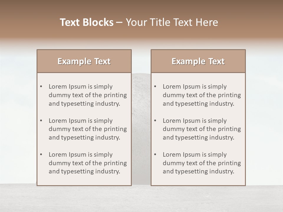 Opportunity Roll Stone PowerPoint Template