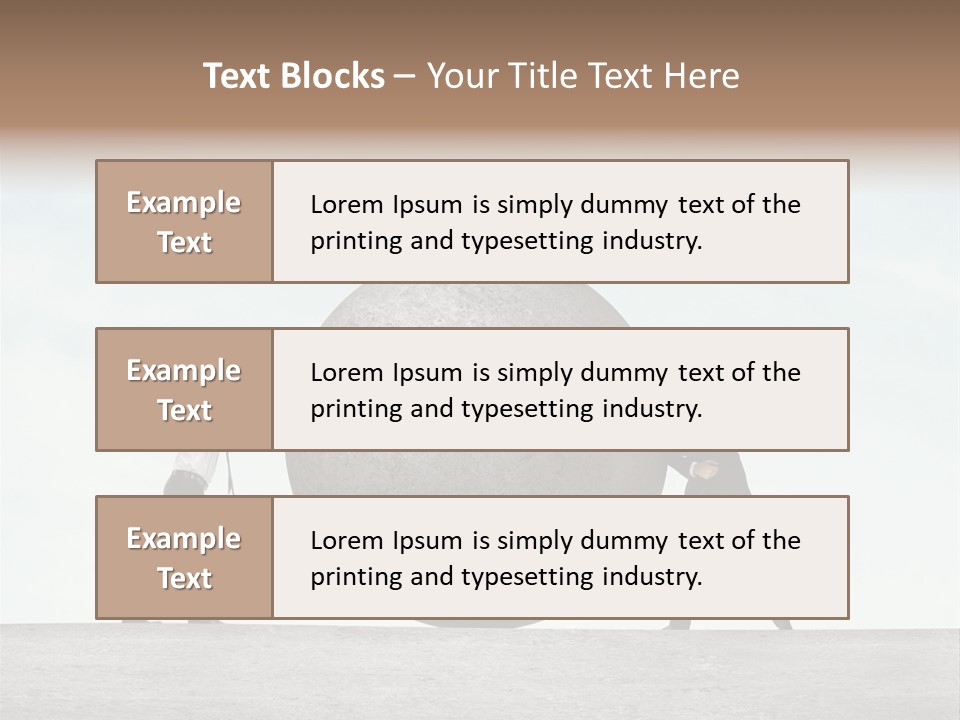 Opportunity Roll Stone PowerPoint Template