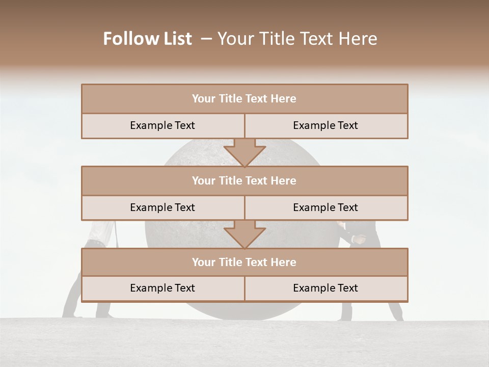 Opportunity Roll Stone PowerPoint Template