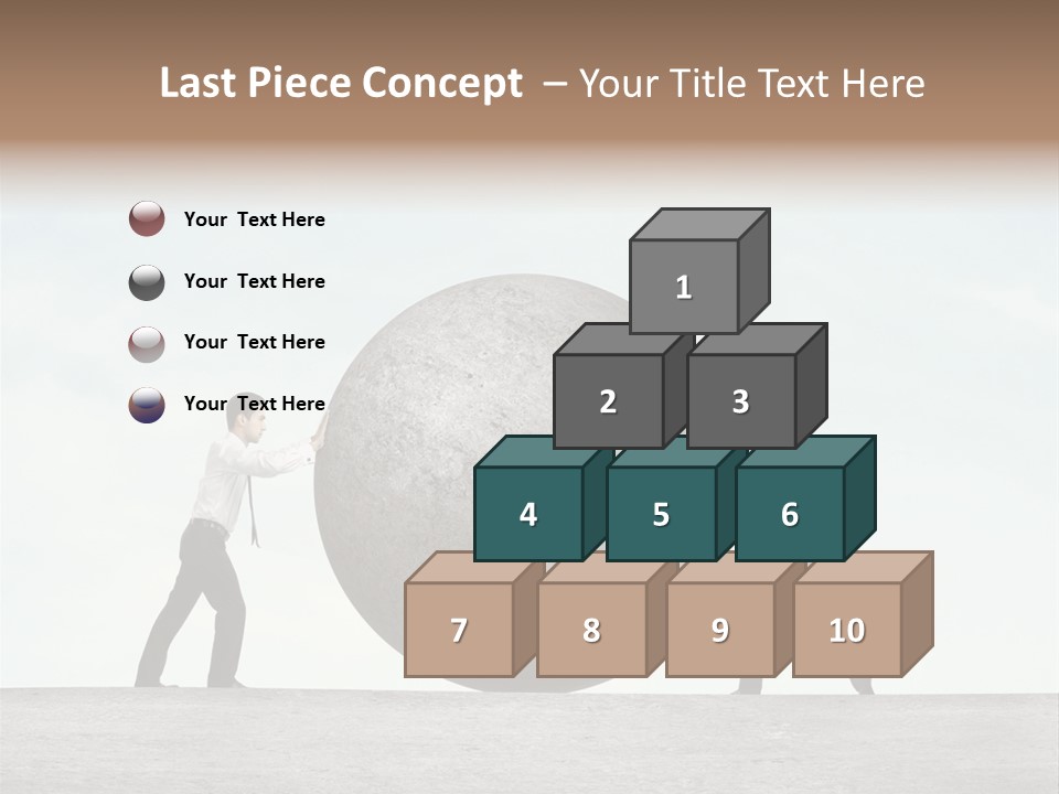 Opportunity Roll Stone PowerPoint Template