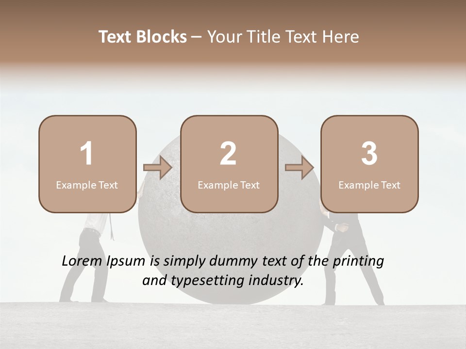 Opportunity Roll Stone PowerPoint Template