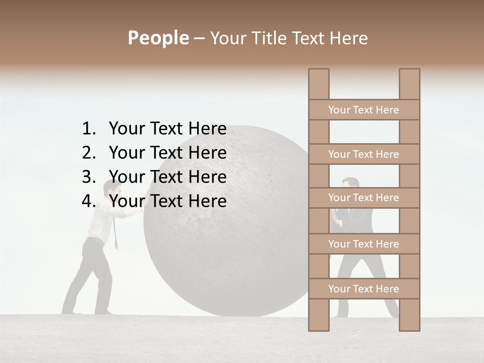 Opportunity Roll Stone PowerPoint Template