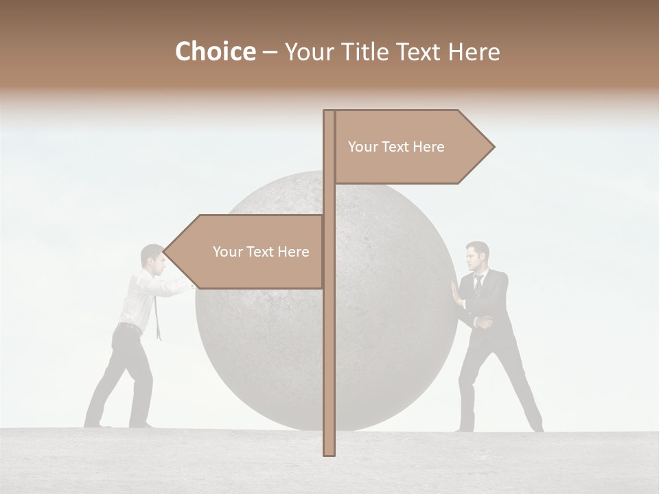 Opportunity Roll Stone PowerPoint Template